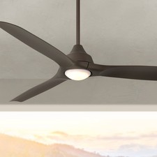 Casa Vieja 60-Inch Journey Bronze Outdoor Ceiling Fan 54" Casa Vieja Hermosa Wind Emperial Bronze LED Damp Ceiling Fan