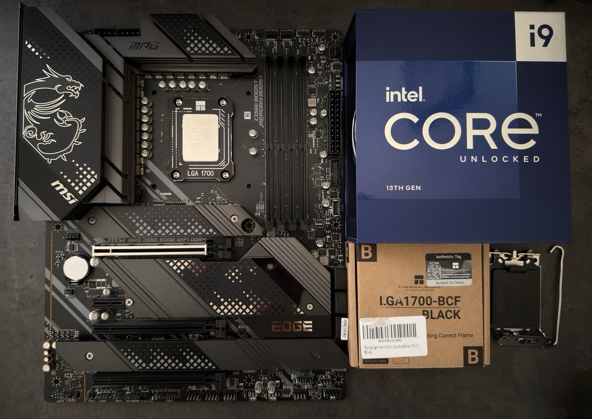 マザーボード Intel CPU i9 13900k MSI Z690 EDGE WIFI Intel i9 13900k + MSI Z690 Edge WiFi DDR4 Motherboard Bundle | eBay