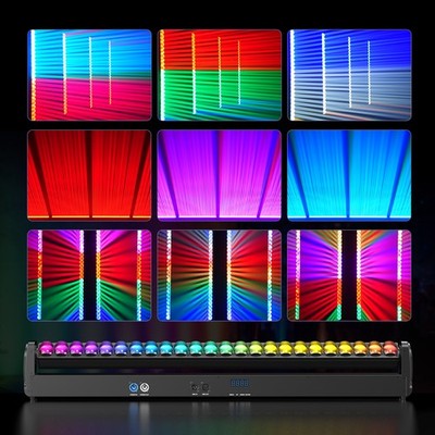 480W Moving Head Stage Beam Light Bar Wall Wash 24 LED RGBW DJ Disco Party Light