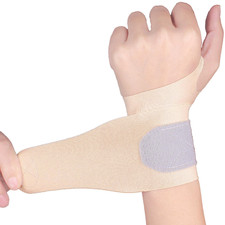 2 Pcs Ultra-Thin Wrist Brace Support for Carpal Tunnel, Pain Relief, Arthritis,