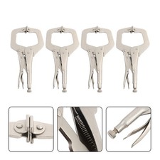 4 Pack 11” C-Clamp Mig Welding Locking Plier Vice Grip Clamping Locking