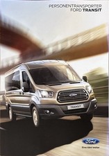 Ford Transit PERSONENTRANSPORTER Prospekt Brochure Depliant 09/2014
