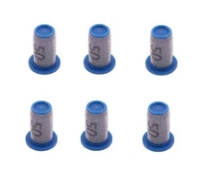 6 of Teejet Poly Check Valve Tip Strainer w/ SS 50 Mesh Screen Opens @ 10 PSI