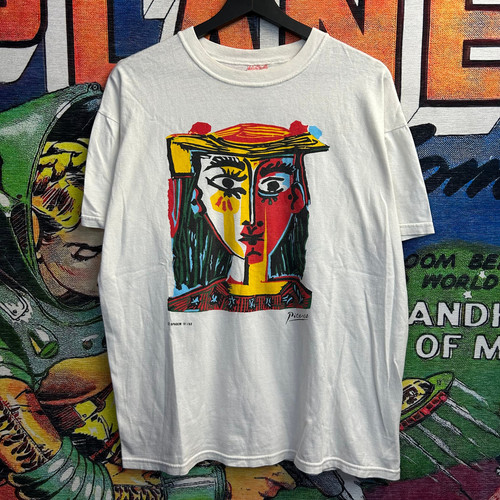 Vintage 90s Pablo Picasso Art T Shirt Multicolor / Vi… - Gem Vintage 90s Pablo Picasso Art T Shirt Multicolor / Vi… - Gem