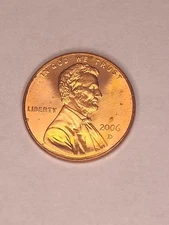 2006 Lincoln Cent – DDO Doubled Ear Variety Error – Uncirculated
