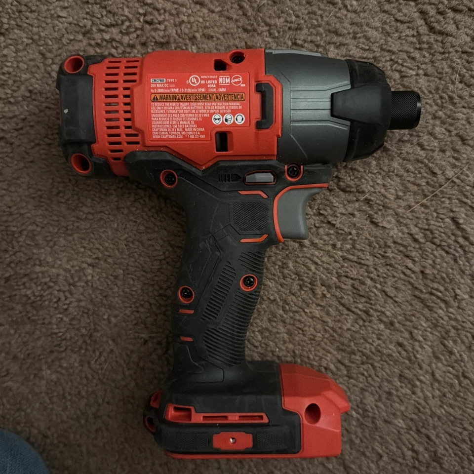 Taladro, atornillador Craftsman 20V, 2 pilas y un cargador  Foto 3 de 4