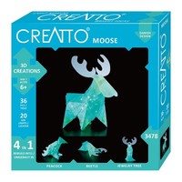 Creatto Bastelset Led-Lampe Elch | Kinder Kreativset Ab 6 Jahre