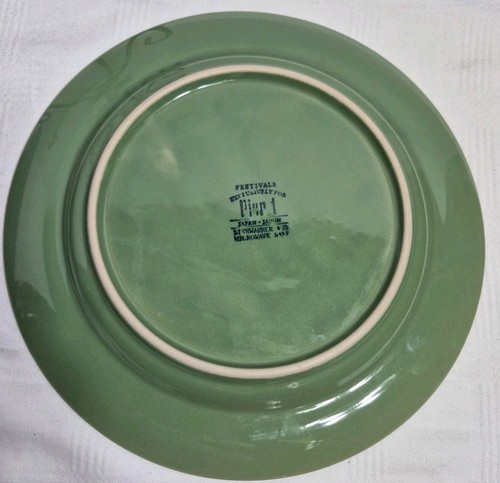 Pier 1 Festivale 10.3/4 inch Dinner Plate Your Choice 3 Available Colors - Picture 5 of 10