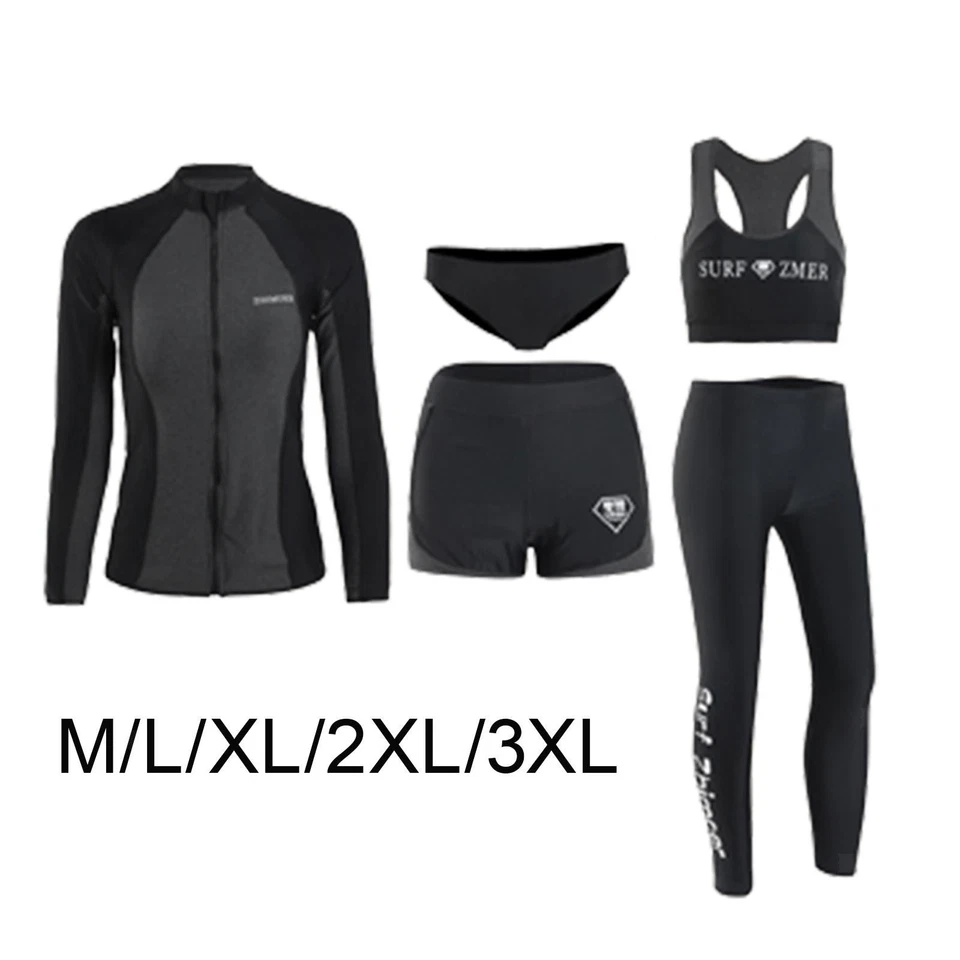 5 Stück Taucheranzug Damen Set Aus Polyester Schwimmanzug Neoprenanzug - Bild 1 von 1