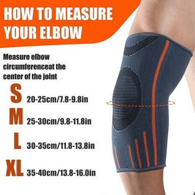 Elbow Support Brace Compression Sleeve For Tennis Golfer Arthritis Pain Relief