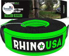 Tree Saver Tow Strap 3" X 8' - 31,518Lb Break Strength - Emergency Recovery St