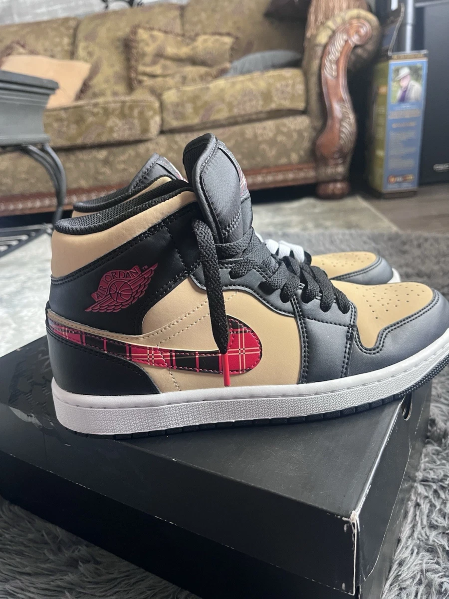 Jordan 1 Mid Multicolor Swoosh Black | eBay display picture 3