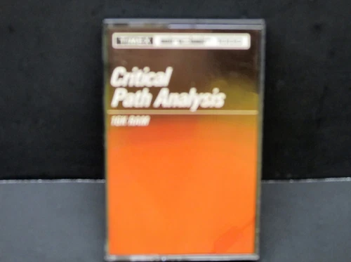Critical Path Analysis, Timex Sinclair 1000, 1982, Cassette & Manual, Never Used