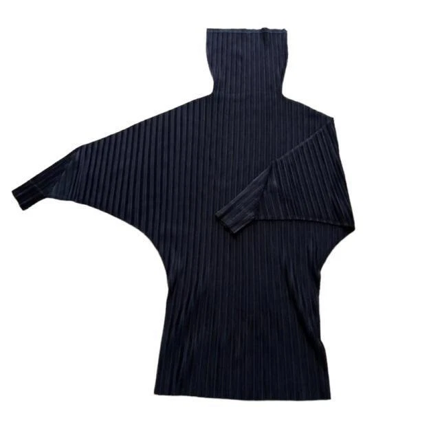 イッセイミヤケ PLATS PLEASE ハイネックチュニック Pleats Please Issey Miyake ハイネック プリーツトップ