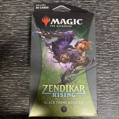 Magic: The Gathering-Zendikar Rising-Black Theme Booster Pack. Factory  Sealed. | eBay