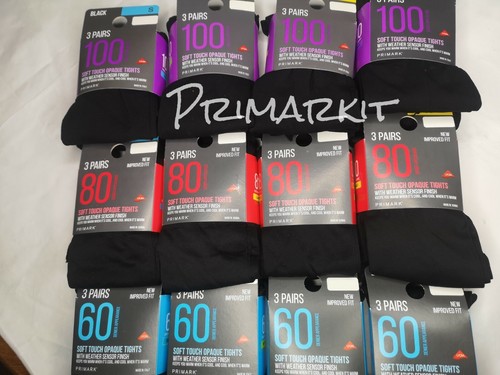 PRIMARK LADIES/GIRLS SOFT TOUCH BLACK 
