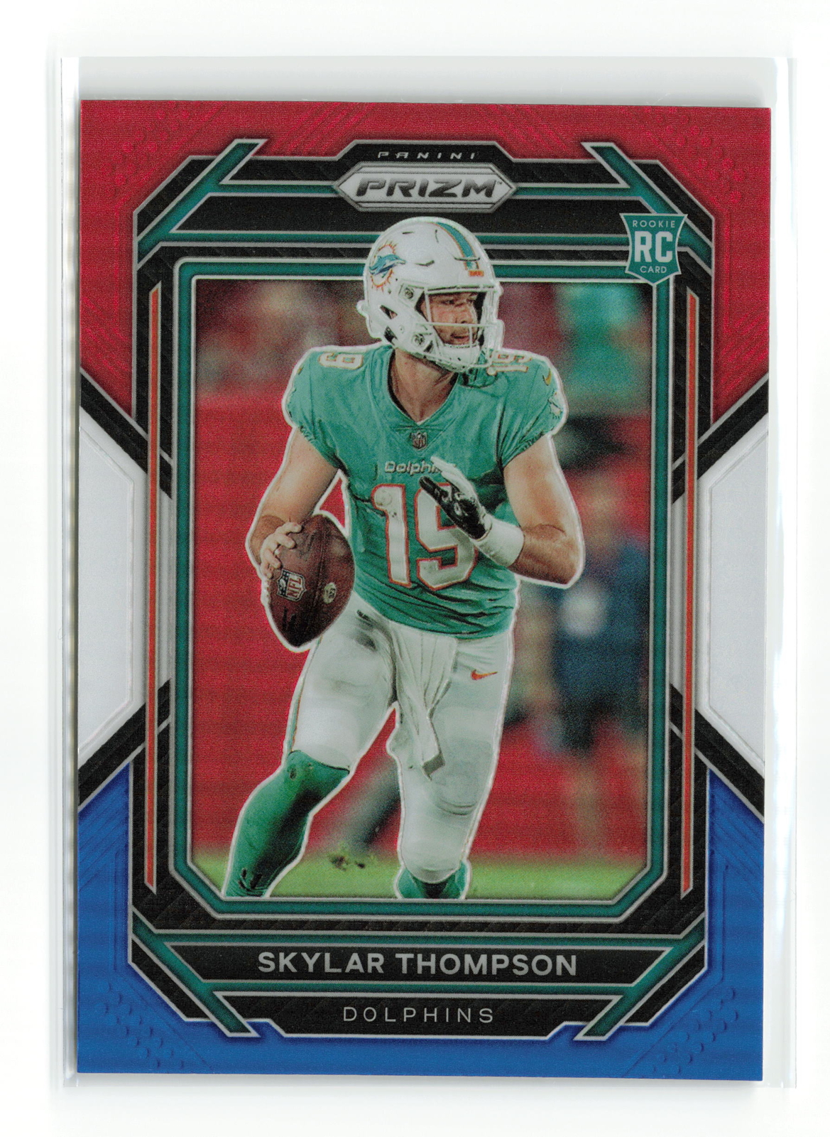 SKYLAR THOMPSON #354 RC 2022 PANINI PRIZM DOLPHINS RED WHITE BLUE