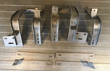 Go Rhino Oval Side Steps Brackets - 6843995 -For Ram 1500 & 1500 Classic 2015-24