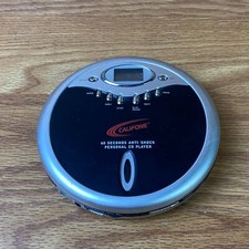 Califone Portable 60sec Anti-Shock System Heaphone Jack Personal CD Player