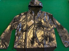 New Womens NIKE AIR RUNNING JACKET BLACK/SILVER ALLOVER FOIL PRINT DJ8642-010