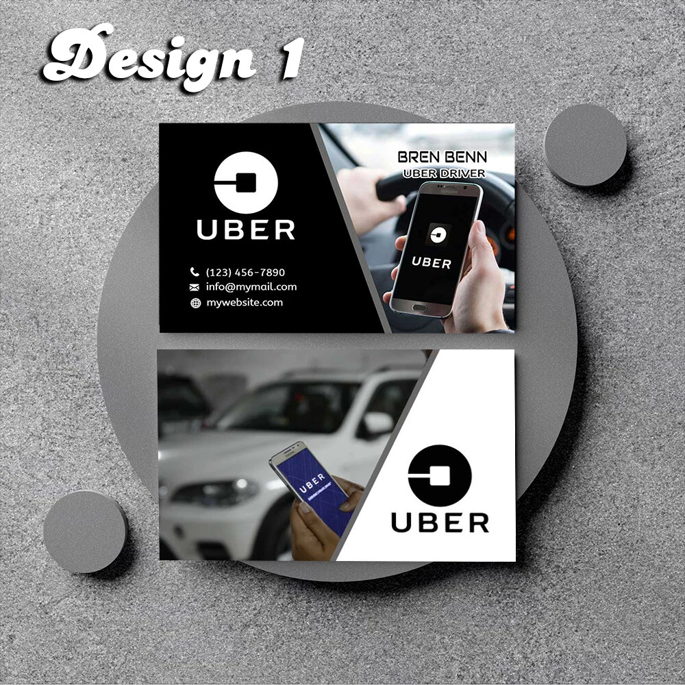 Uber Business Card Design File Taxi Service | eBay