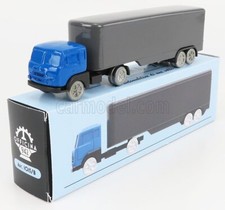 MODELLINO CAMION STATICO FIAT 682 1955 BLU OFFICINA 942 MODELLISMO SCALA 1/76