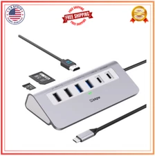 INTPW 9-in-1 USB C Hub with 4K HDMI, PD 100W, USB Ports for MacBook, iPhone