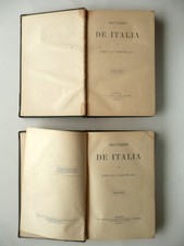 Memories of Italy by Emilio Castelar A. de Carlos e Hijo Madrid 1876 2 Volumi