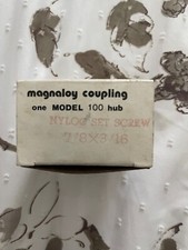 MAGNALOY COUPLING MODEL 100 7/8 x 3/16 MAG OXIDE  FREE SHIPPING  