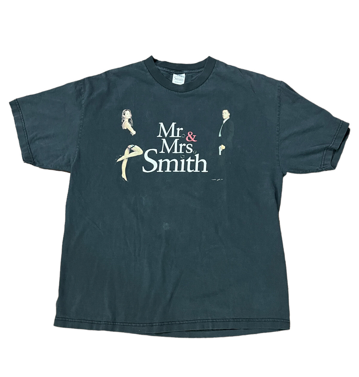 00s Mr. & Mrs. Smith T shirt スミス Movie- 00s Mr. & Mrs. Smith T shirt スミス Movie-