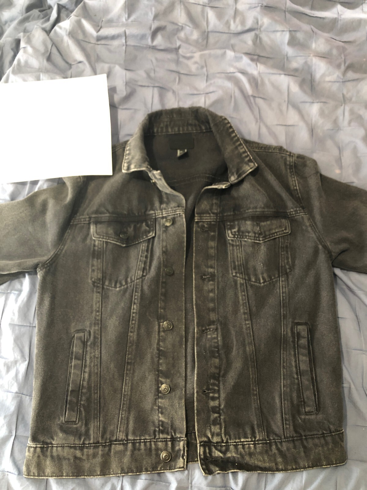 Black Denim Jacket - image 3