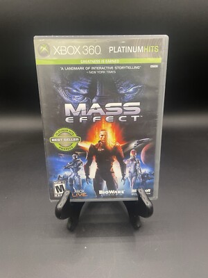Mass Effect Platinum Hits (Microsoft Xbox 360, 2009) VERY GOOD COMPLETE! 2 DISC