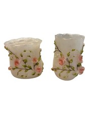 3-D Resin Lucite Roses Bathroom Toothbrush Holder Tumblr Country Chic