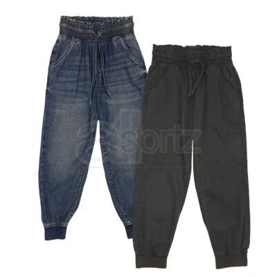 Childrens Girls Cuff Joggers Uk Store Drawstring Elasticated Waist Next Day Age - Image 1 of 4