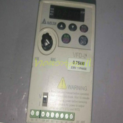 1PC USED Delta Inverter 0.4KW 220V VFD004L21A