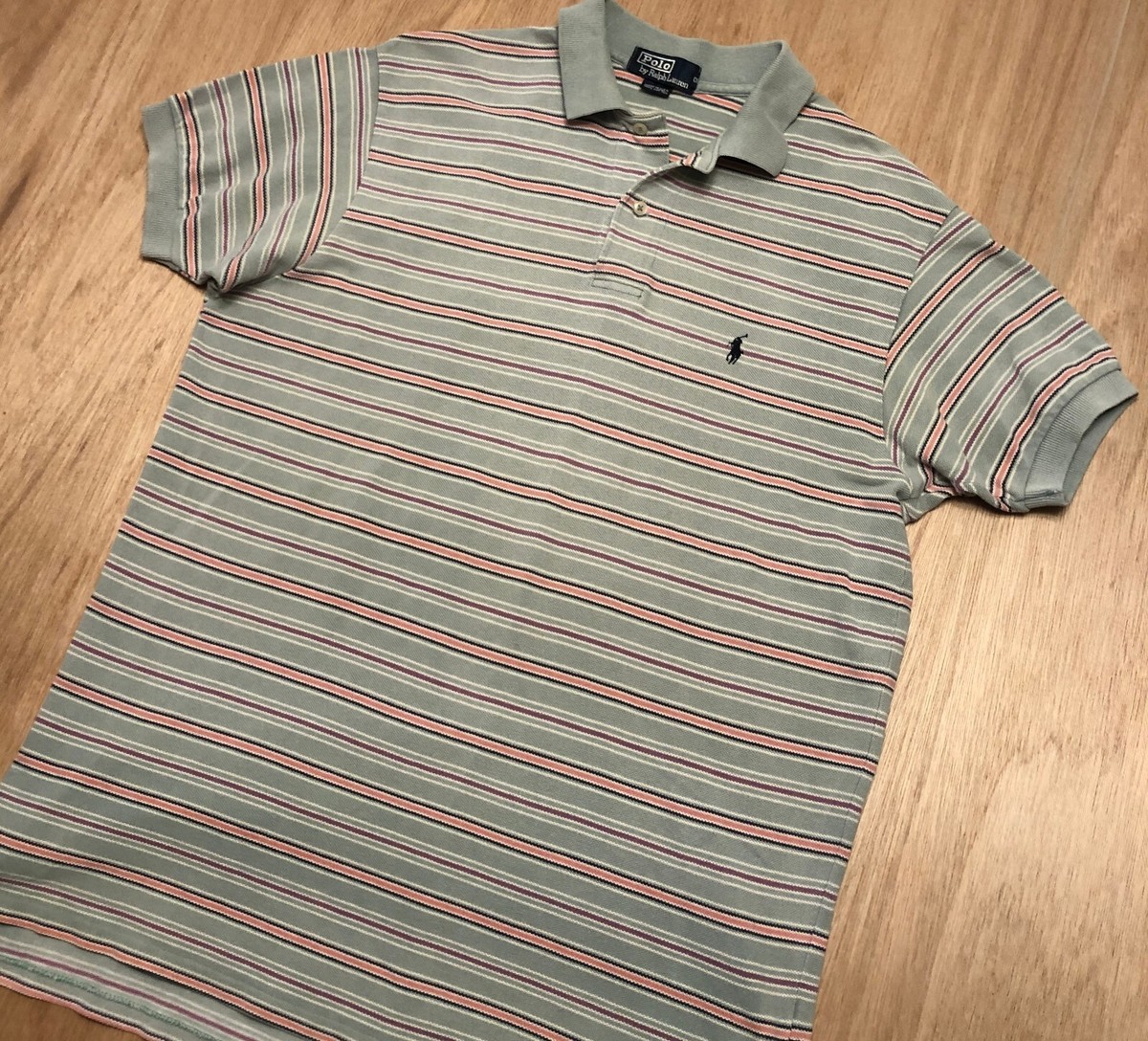 vtg Polo Ralph Lauren Black Label Polo Shirt Sz L Green vtg Polo Ralph Lauren Black Label Polo Shirt Sz L Green