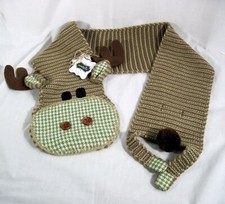 Mud Pie Baby Moose SCARF 157A011 Knit Wits Collection