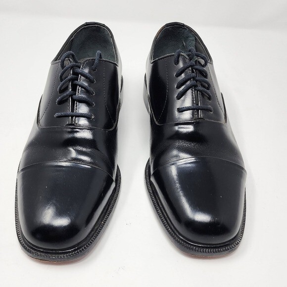 Florsheim Men\'s Glossy Black Oxfords Lexington Cap Toe Oxford Men main image 4