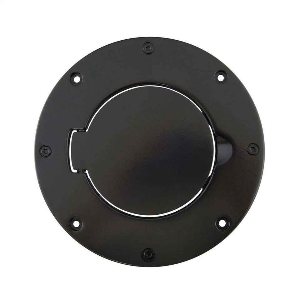 Smittybilt 75006 Black Aluminum Gas Hatch for 2003-2006 Jeep Wrangler TJ Foto 2 de 4