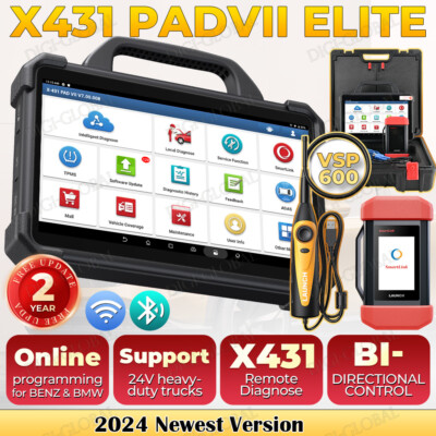 2025 LAUNCH X431 PAD VII ELITE PAD 7 Pro Car Heavy Duty Truck Diagnostic Scanner