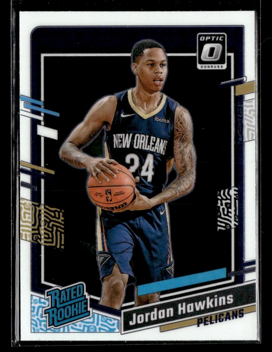 2023 Panini Donruss Optic Jordan Hawkins #238 Base Rated Rookie RC RR Pelicans