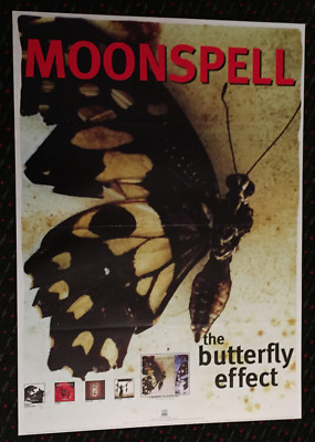 MOONSPELL The Butterfly Effect 23x33 promo poster GOTH Black DEATH Heavy METAL