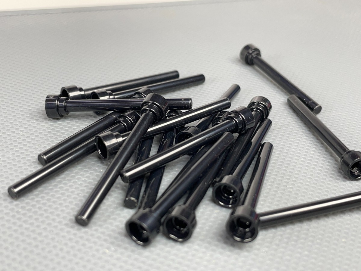 LEGO Antenna 1x4 Black 3957b Authentic (x20) 28658 - Flat Top 4H