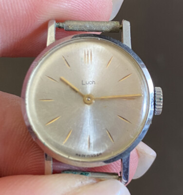 russische Damen Armbanduhr Luch Handaufzug UdSSR mechanisch #KA108