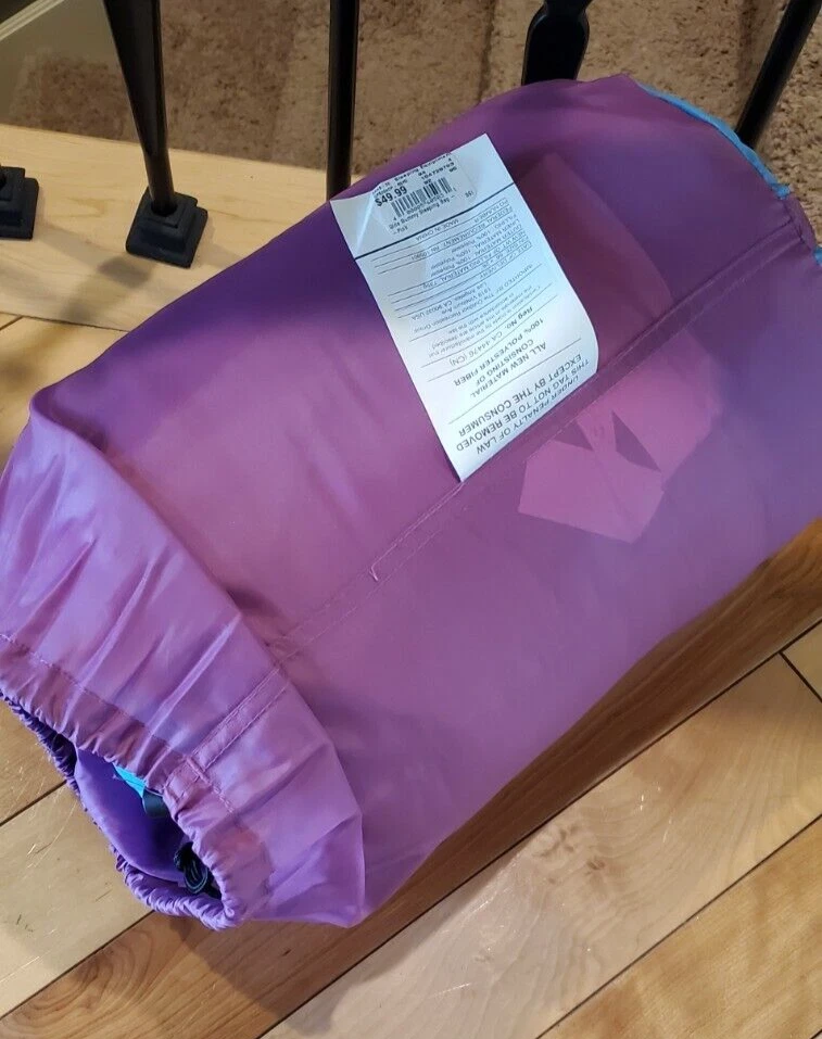 Saco de Dormir Productos Exterior Momia Púrpura Azul 66" x 26" 30F Niñas Unisex Niños Foto 2 de 4