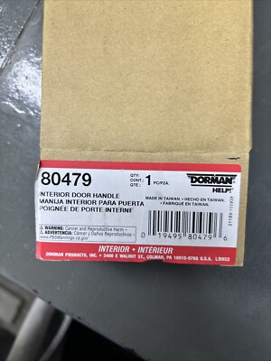 Dorman Help #80479, LH Front/Rear Interior Door Handle, 99-04 Chevy Tracker