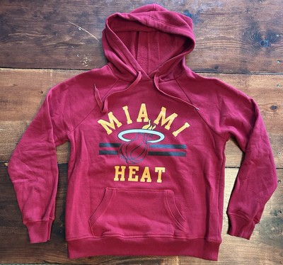 Miami Heat NBA Youth Hooded Sweatshirt Size Small Red