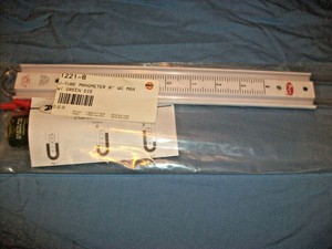 Details About Manometer Dwyer U Tube 8 W Green Die 1221 8 New In Package