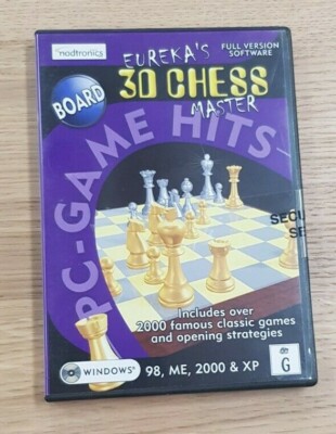 Eureka's 3D Chess Master Full Version Software PC Windows Game Nodtroni Sealed