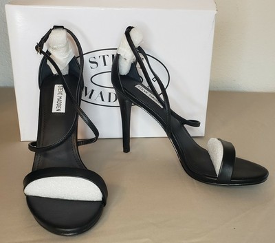 Steve Madden Womens Black Feliz Criss Cross Straps Dress Sandal Heel size  10 | eBay